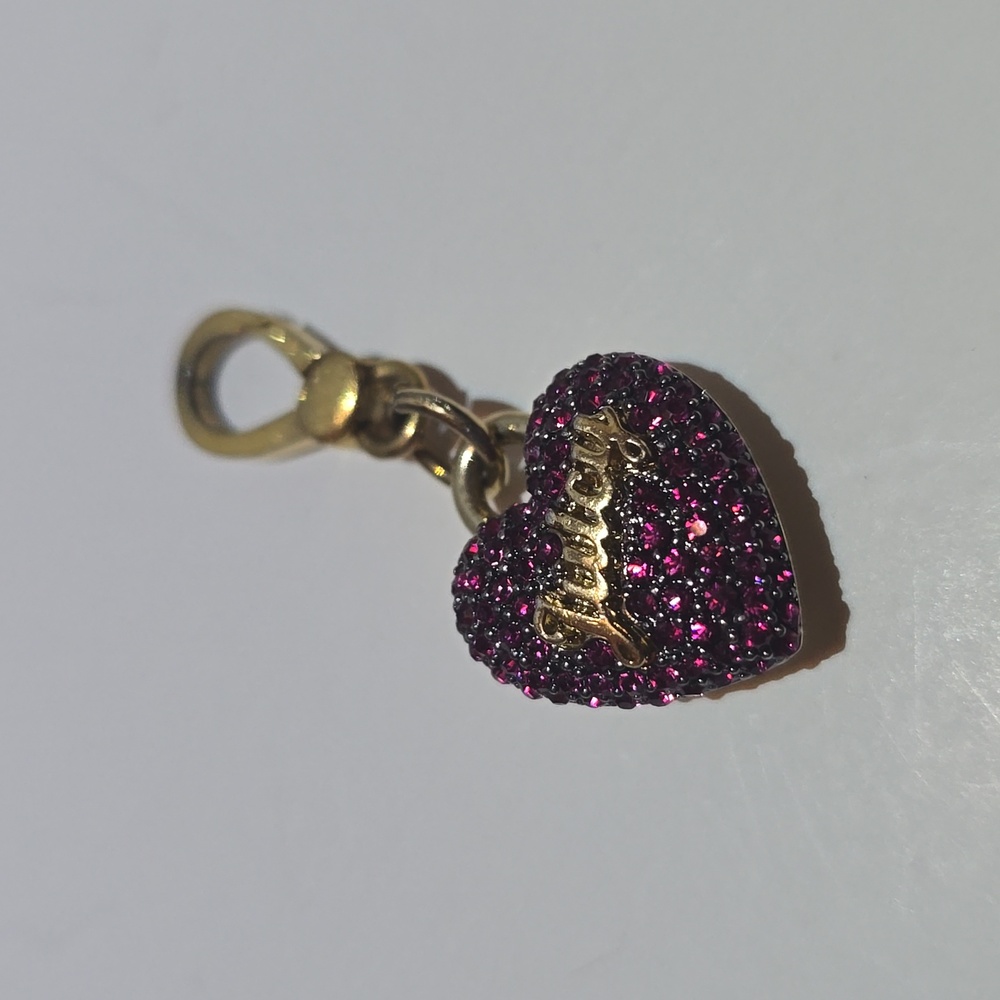 Juicy Couture Pink Heart Charm